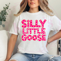 Hot Pink Silly Little Goose T-Shirt