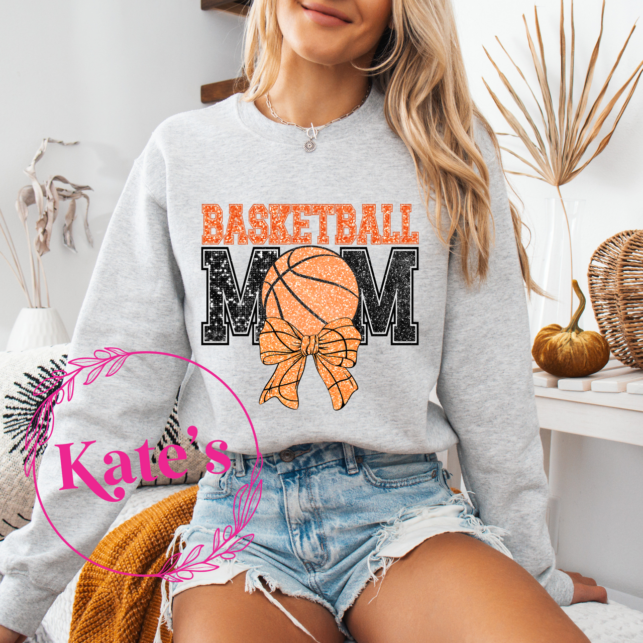 Basketball Mom Bow Shirt