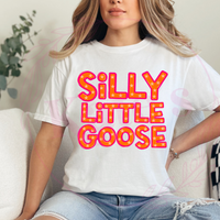 Orange Silly Little Goose T-Shirt
