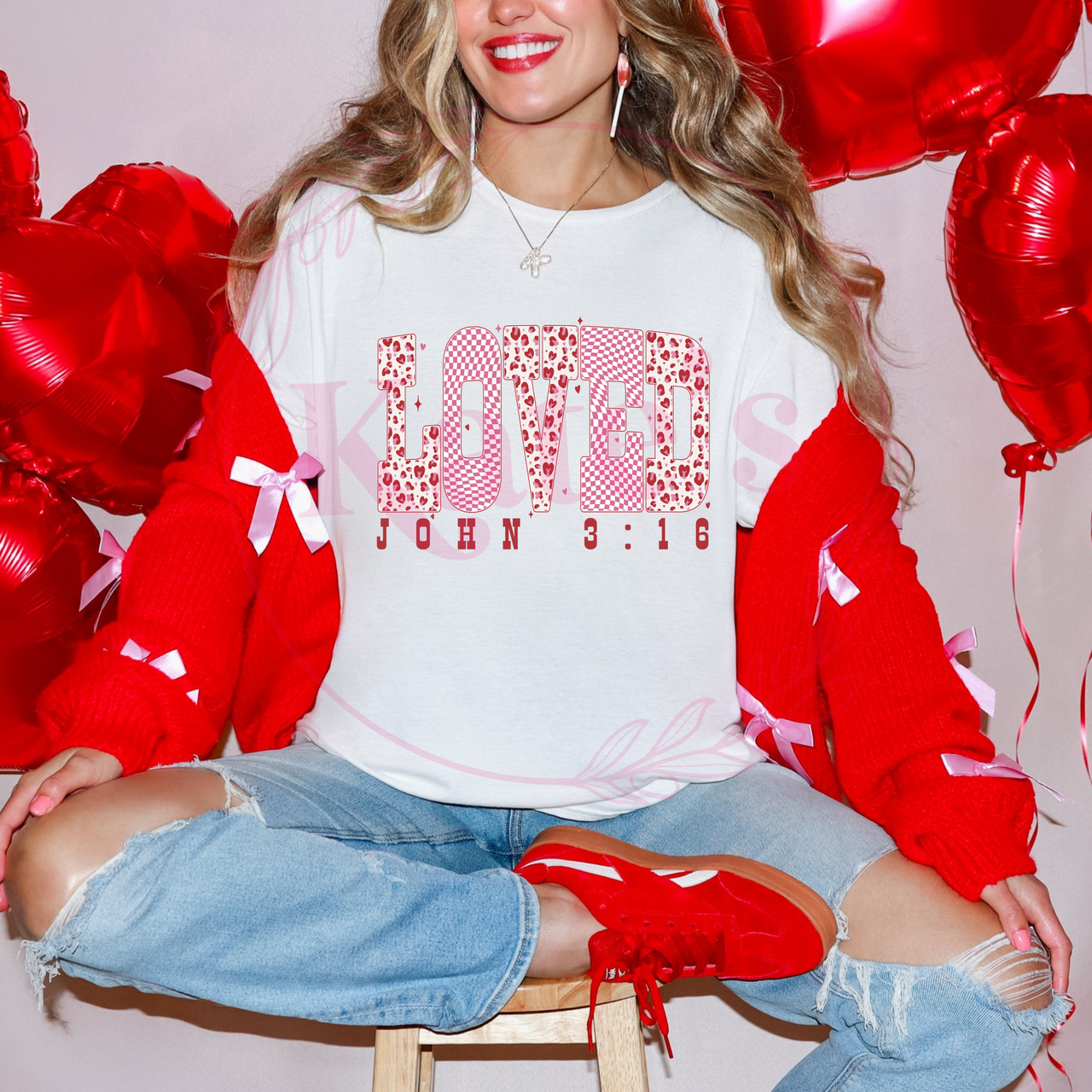 Loved John 3:16 - Valentine's Day Shirt