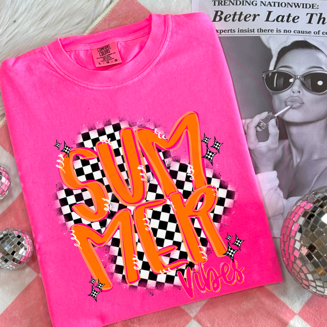 Summer Vibes Comfort Colors Tee