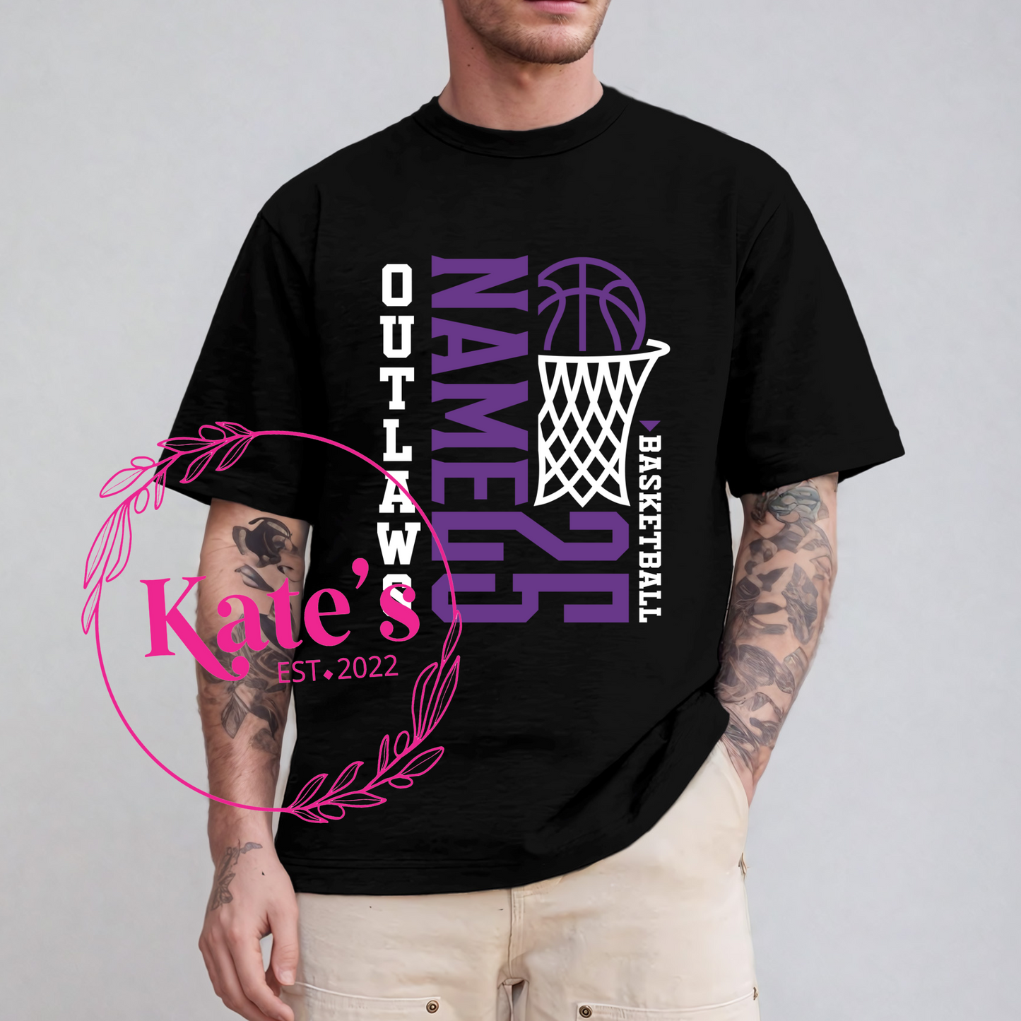 Custom Outlaws Basketball Shirt