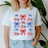 Flag Bow Collage T-Shirt