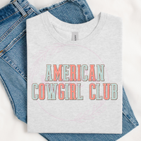 American Cowgirl Club T-Shirt