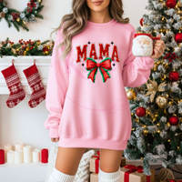 Faux Yarn Mama Christmas Shirt