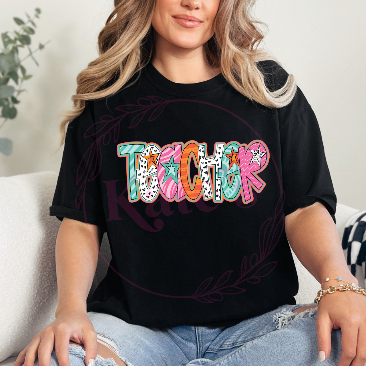 Retro Teacher T-Shirt