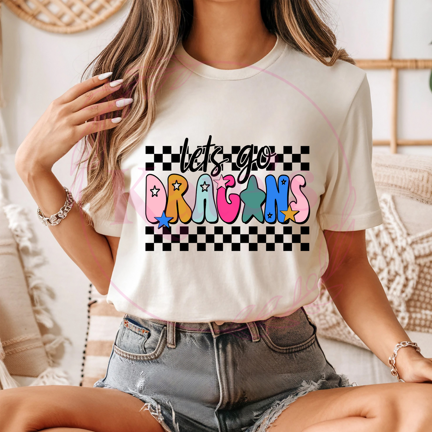 Lets Go Dragons Tee