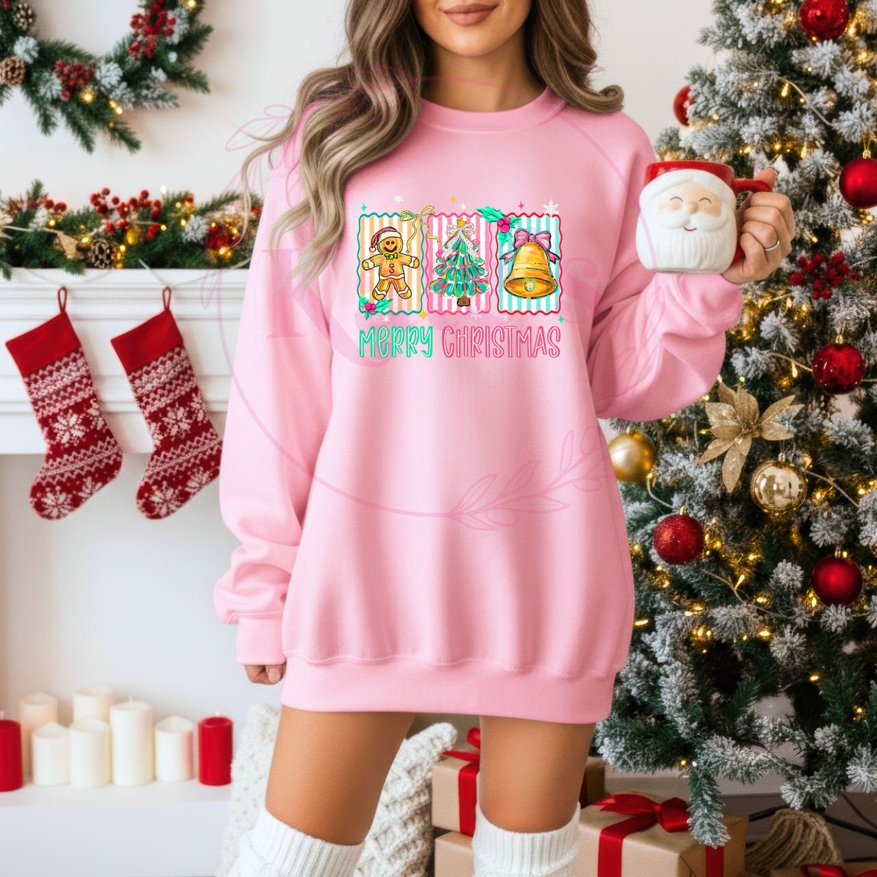 Merry Christmas Coquette Shirt