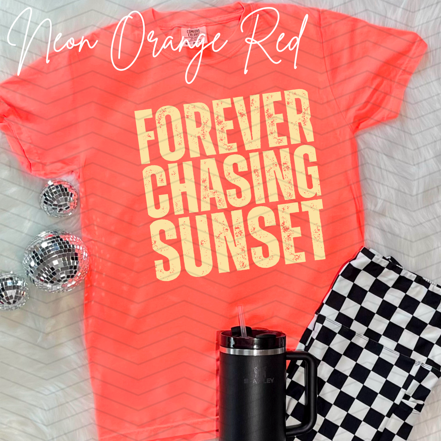 Forever Chasing Sunsets Comfort Colors Tee
