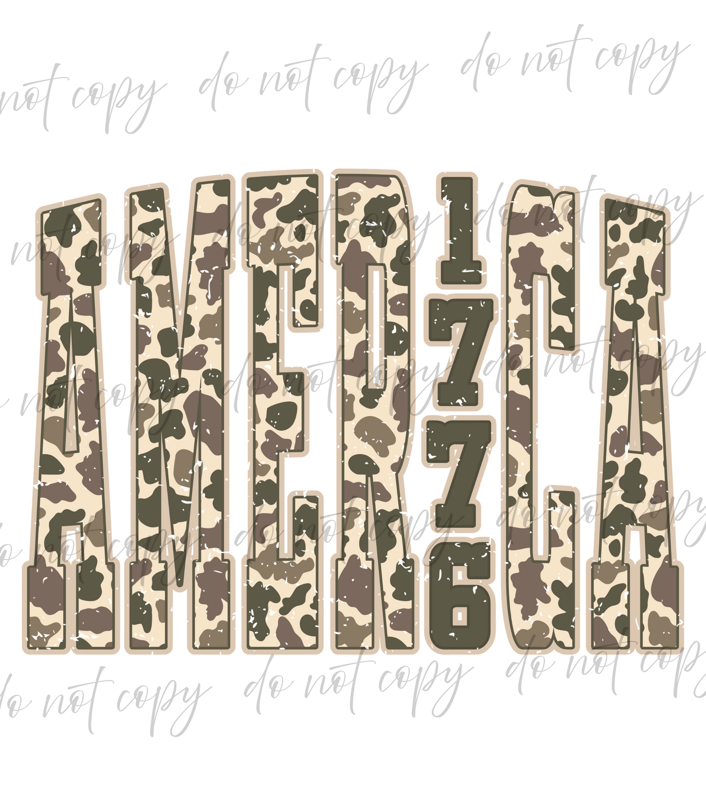 Camo America 1776 - 9 Color Direct-To-Film Transfer