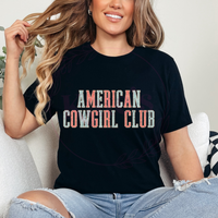 American Cowgirl Club T-Shirt