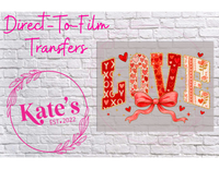 Coquette Love - 9 Color Direct-To-Film Transfer