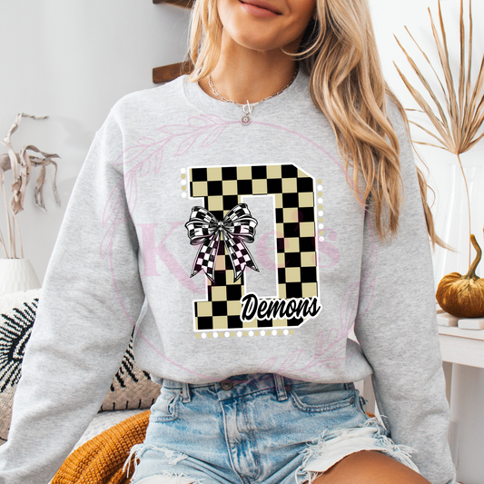 Demons Checkered Spirit Shirt
