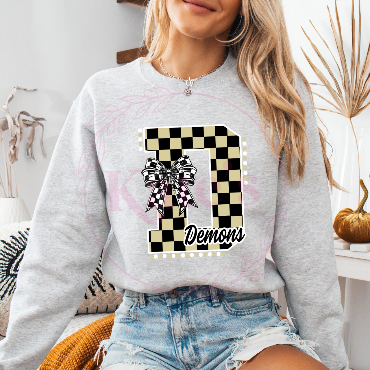 Demons Checkered Spirit Shirt
