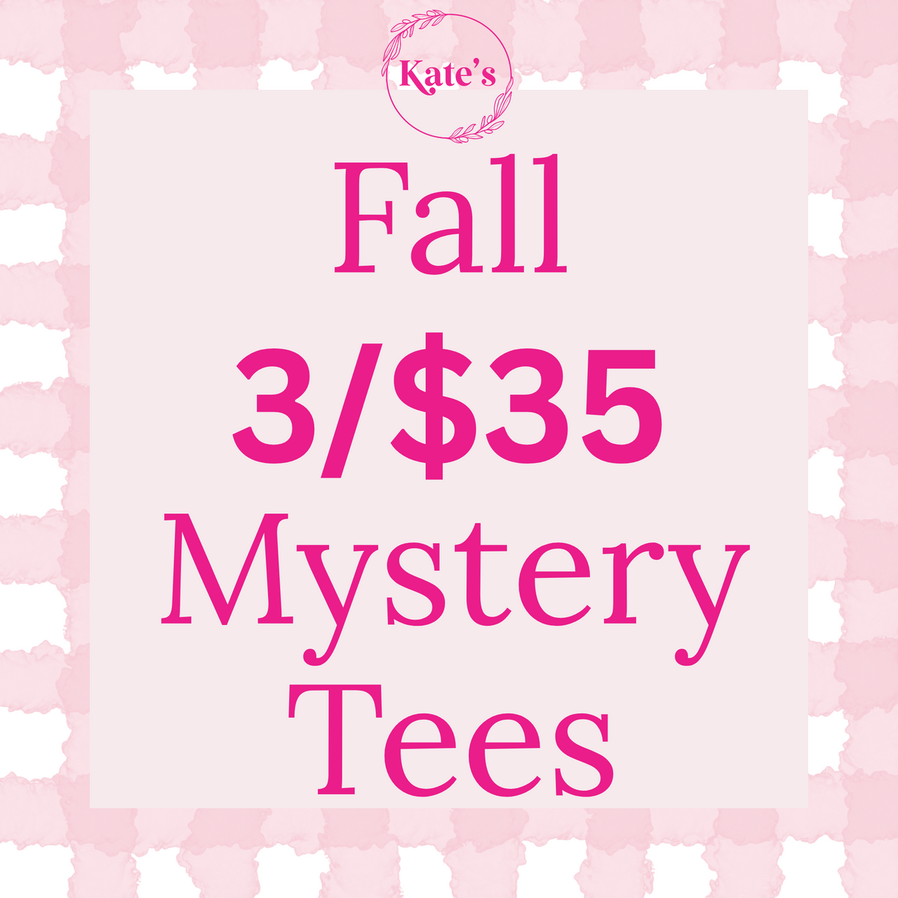 3/$35.00 Fall Mystery T-Shirt Bundle