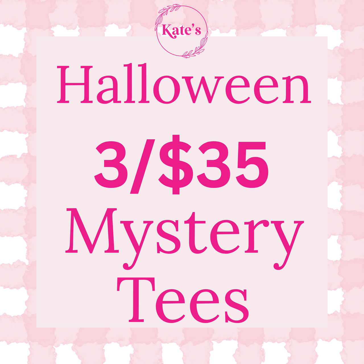3/$35.00 Halloween Mystery T-Shirt Bundle