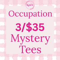 3/$35.00 Occupation Mystery T-Shirt Bundle