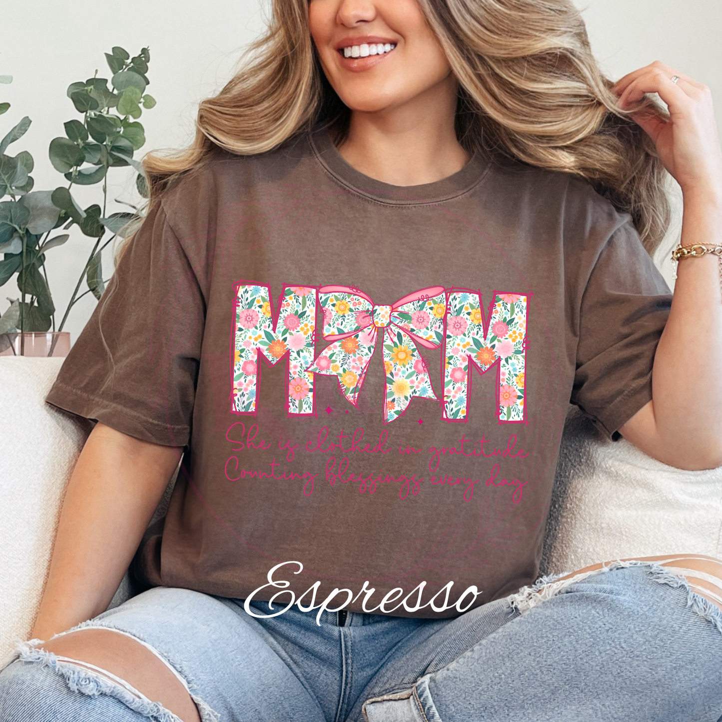 She Is Clothed In Gratitude Comfort Colors T-Shirt
