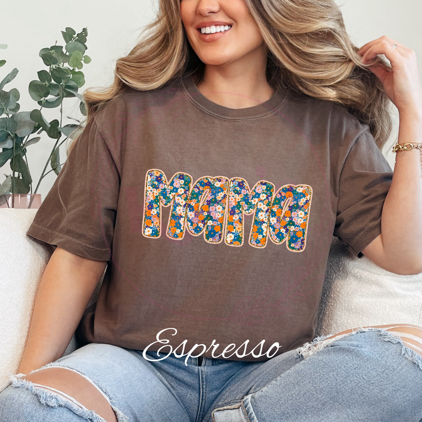 Floral Mama 2 Comfort Colors T-Shirt