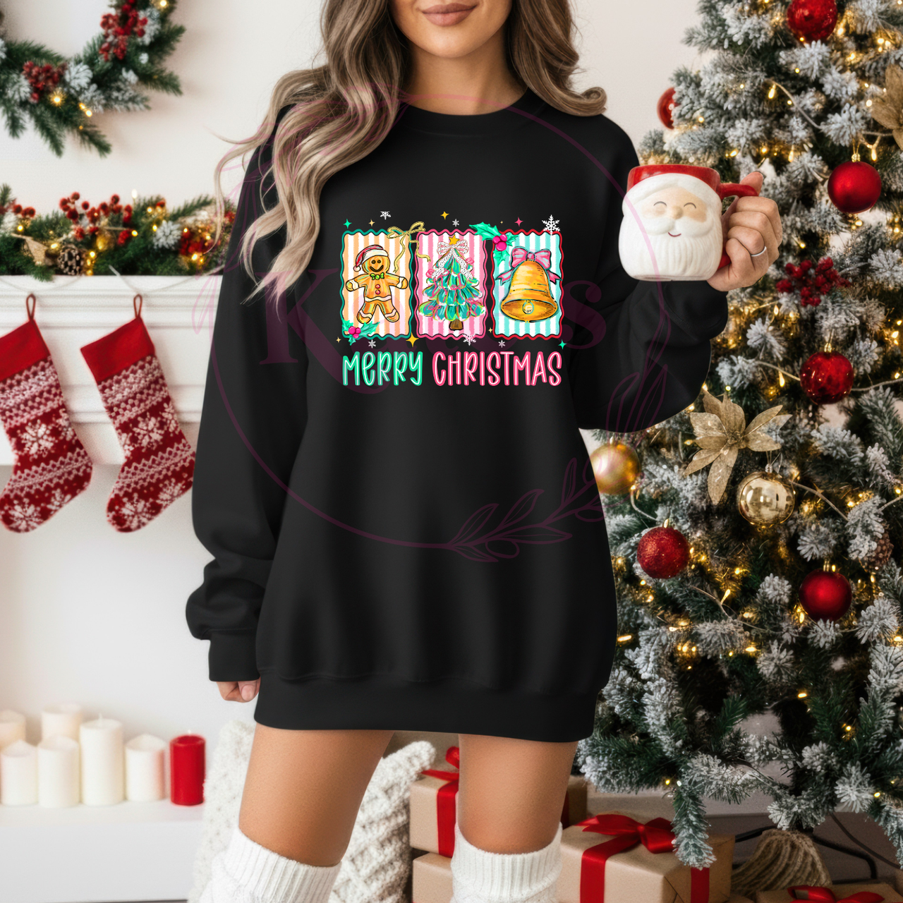 Merry Christmas Coquette Shirt