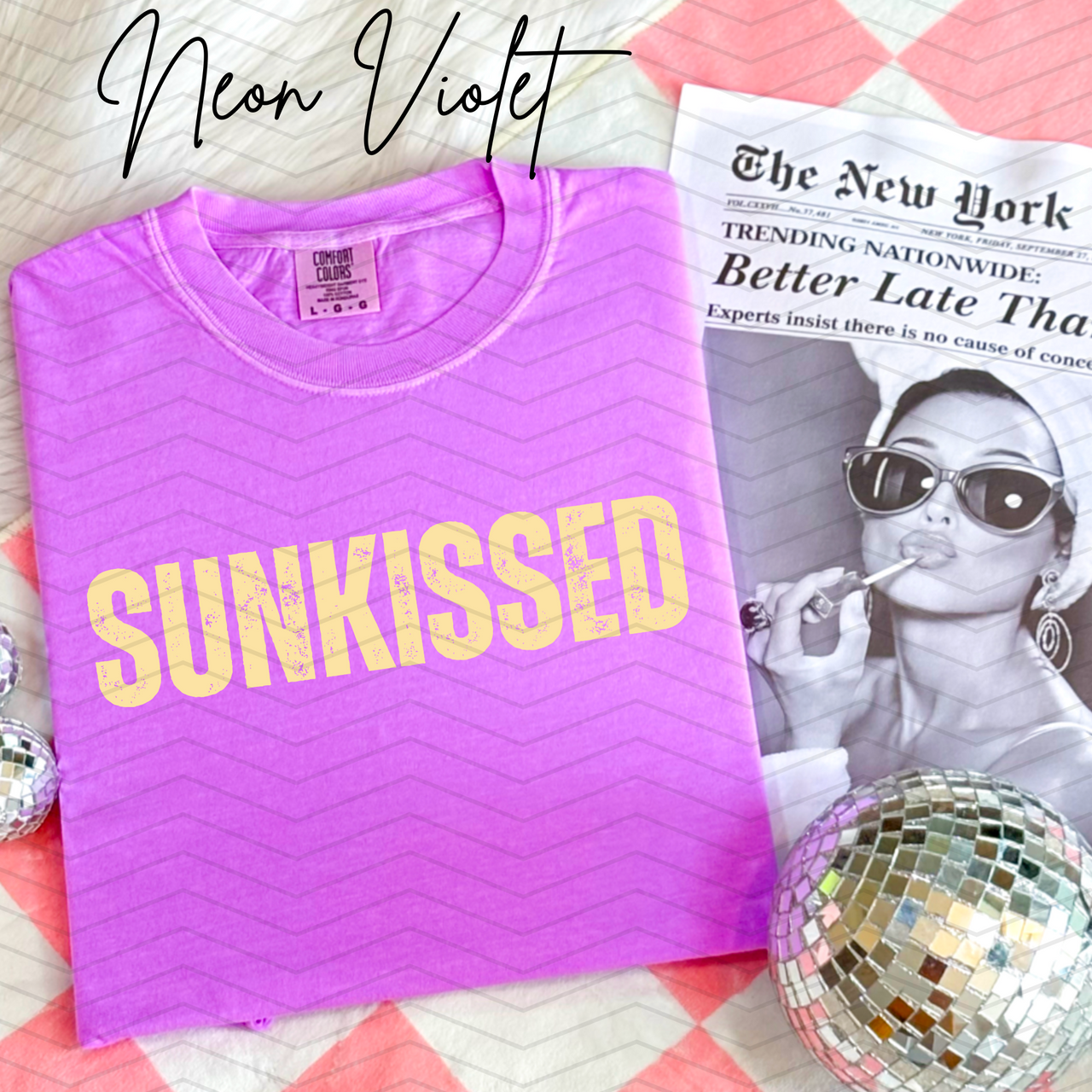 Sunkissed Comfort Colors Tee