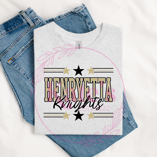 Stars and Striped Henryetta Knights Shirt