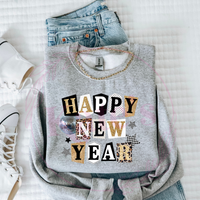Happy New Years Scrapbook Letters Shirt