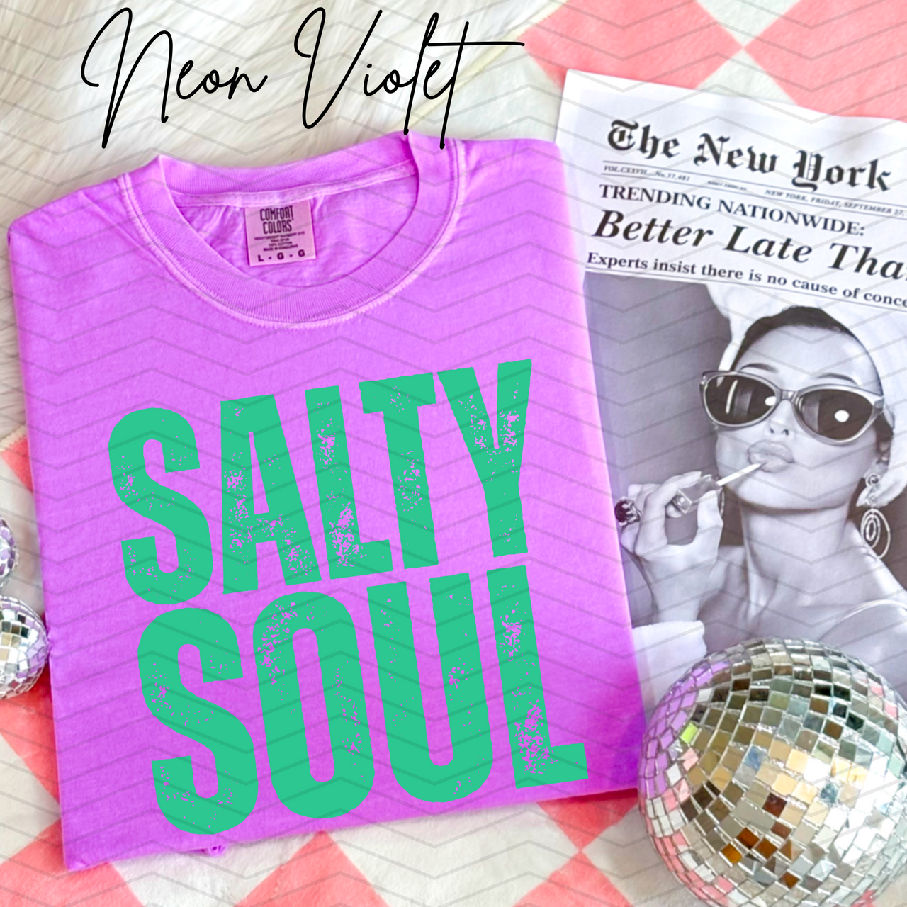 Salty Soul Comfort Colors Tee