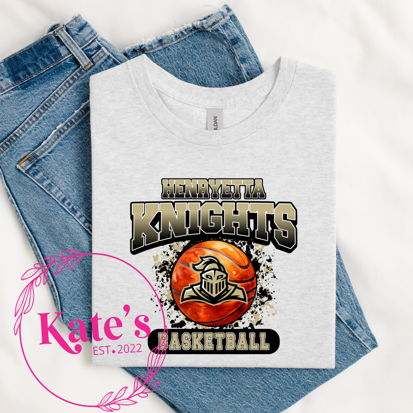 Henryetta Knights Basketball Shirt