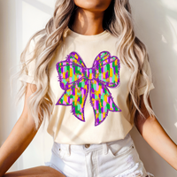 Mardi Gras Bow Shirt