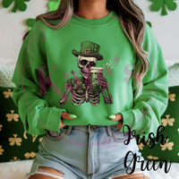 St. Patrick's Day Skeleton Sweatshirt