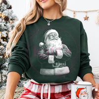 Vintage Santa Claus Half Tone Shirt *DARK SHIRTS ONLY*