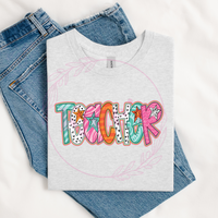 Retro Teacher T-Shirt