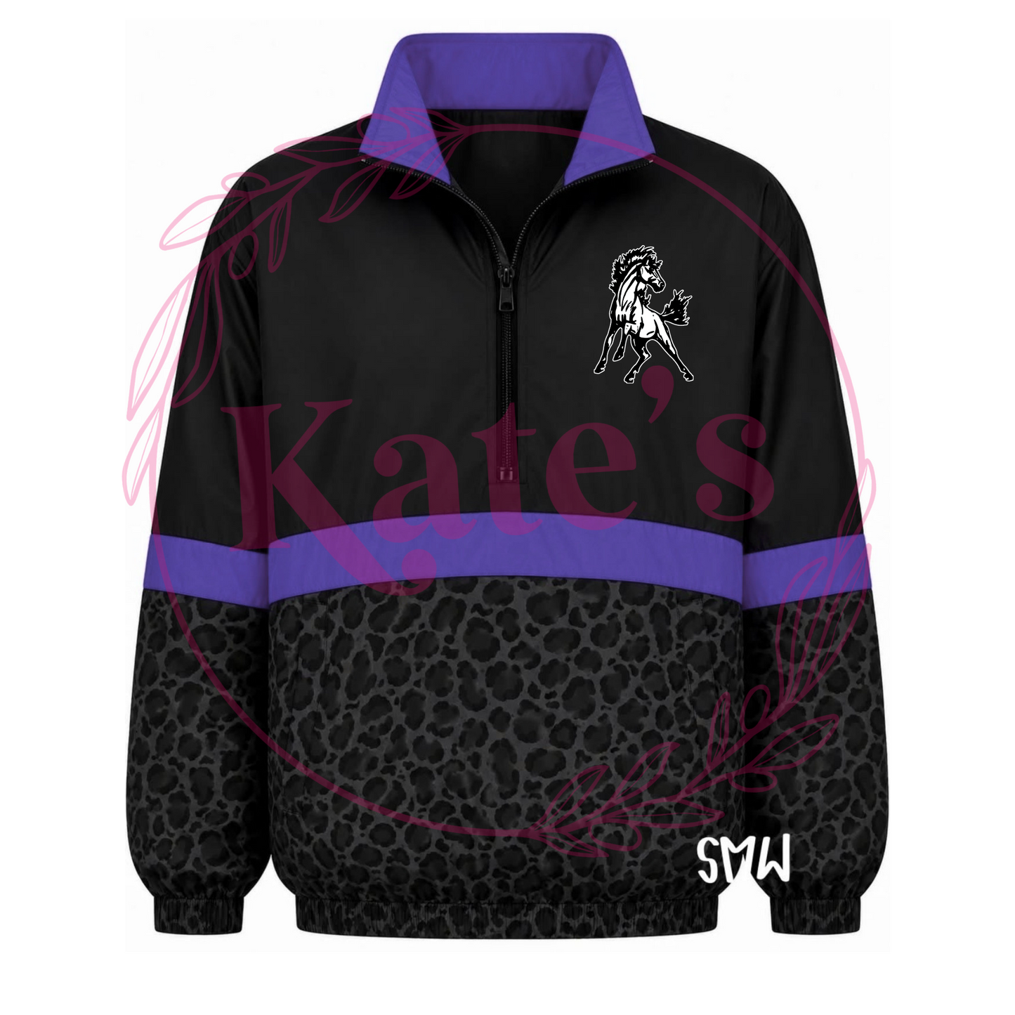 Dark Leopard Mascot Scuba Pullover