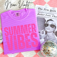 Summer Vibes Comfort Colors Tee