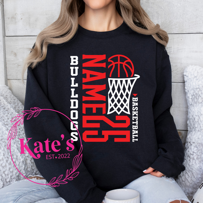 Custom Bulldogs Basketball Shirt