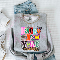 Happy New Year Cheetah Shirt