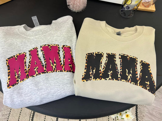 Cheetah Mama Sweatshirts