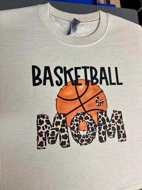 Cheetah Basketball Mom Sweatshirt