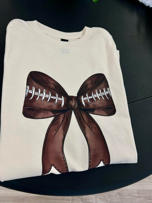 Football Bow T-Shirt