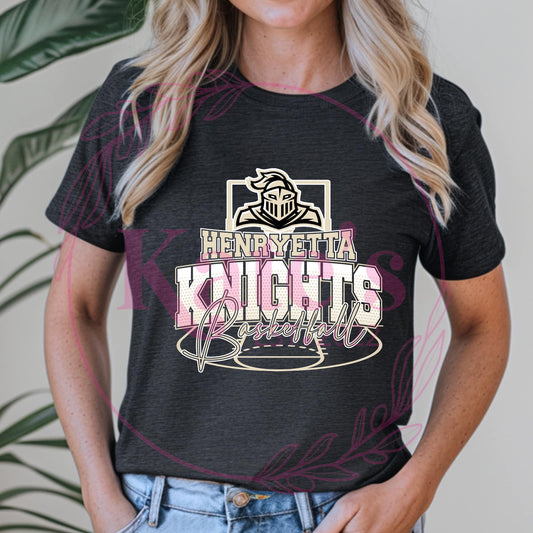 Henryetta Knights Basketball Fundraiser Shirts