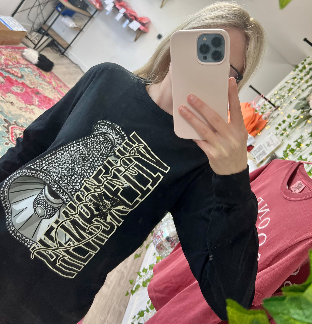 Custom Bling Cheer Spirit T-Shirt
