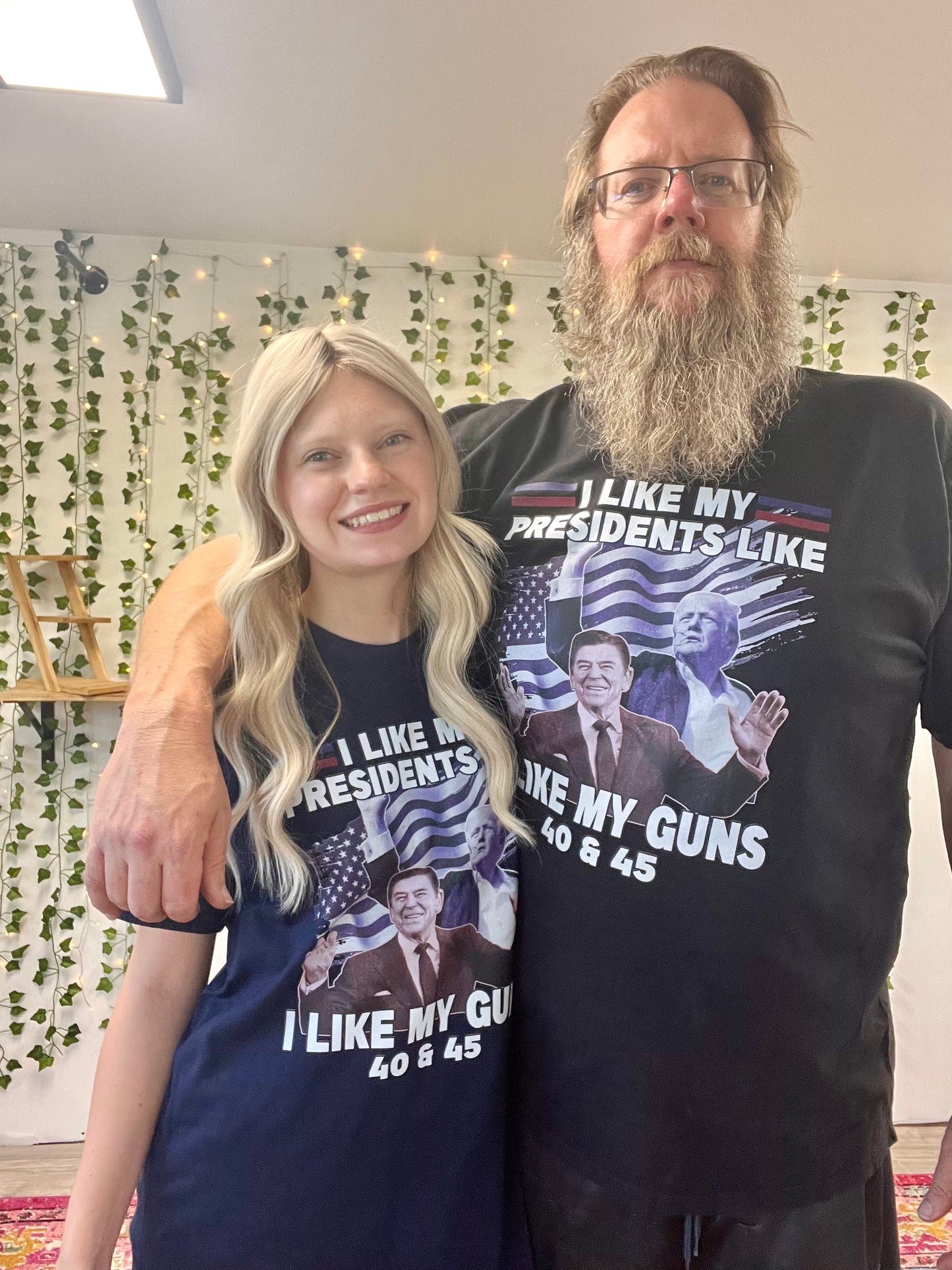 I Like My Presidents Like I Like My Guns T-Shirt