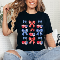 Flag Bow Collage T-Shirt