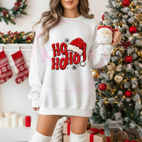 Faux Yarn Ho Ho Ho Christmas Shirt