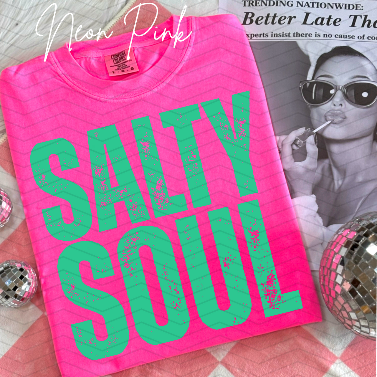 Salty Soul Comfort Colors Tee
