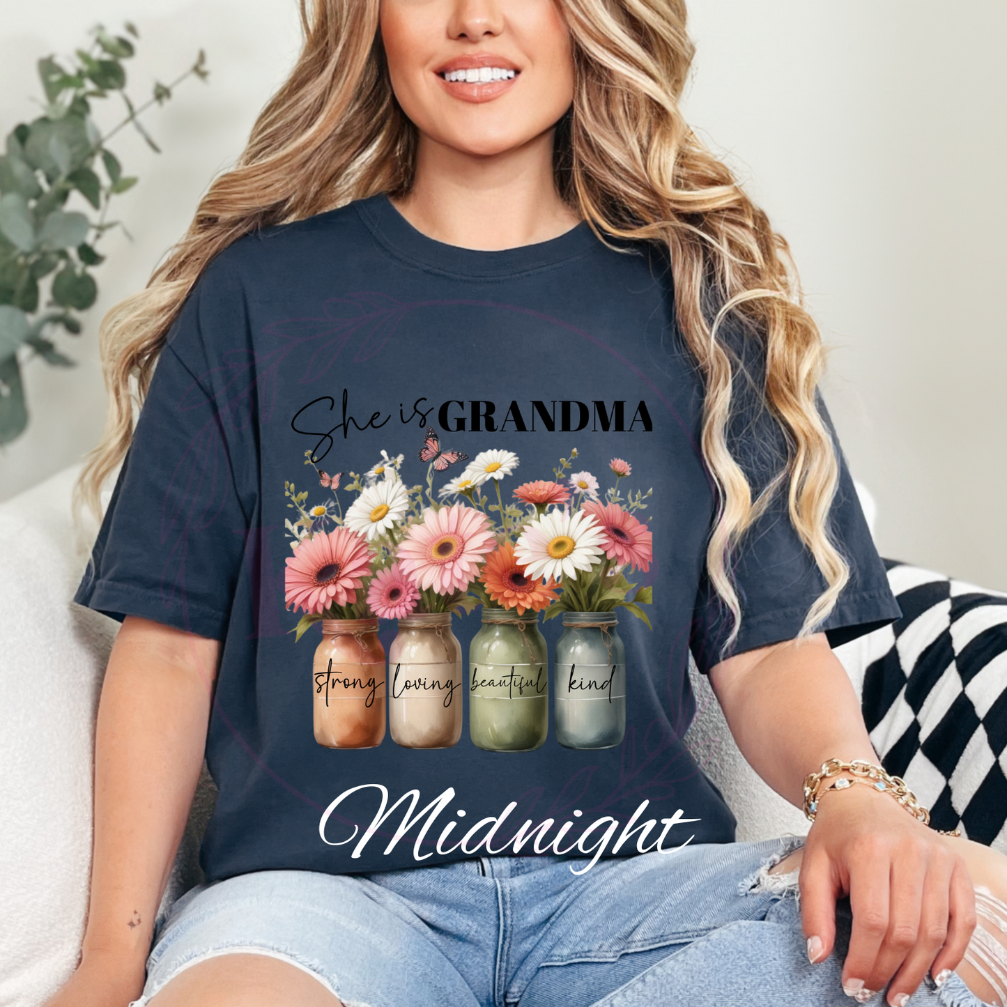 She Is Grandma Comfort Colors T-Shirt