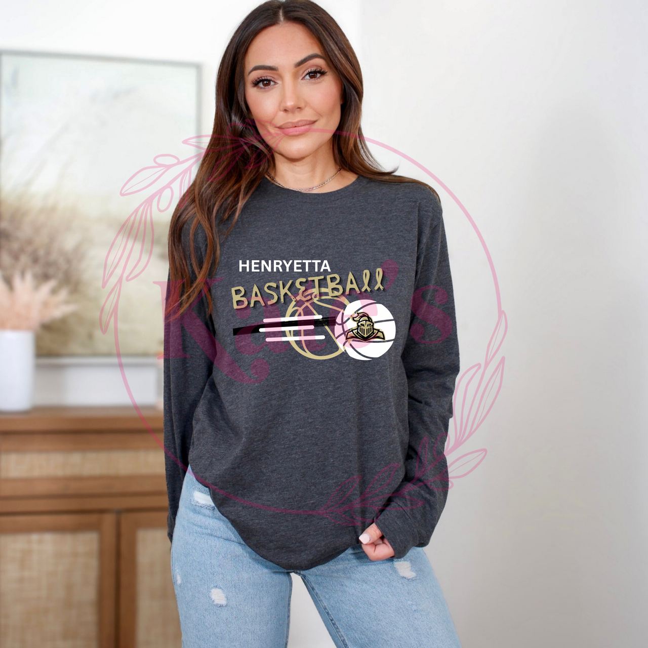Henryetta Basketball Long Sleeve *Fundraiser*