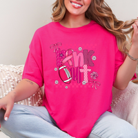 Checkered Pink Out Shirt