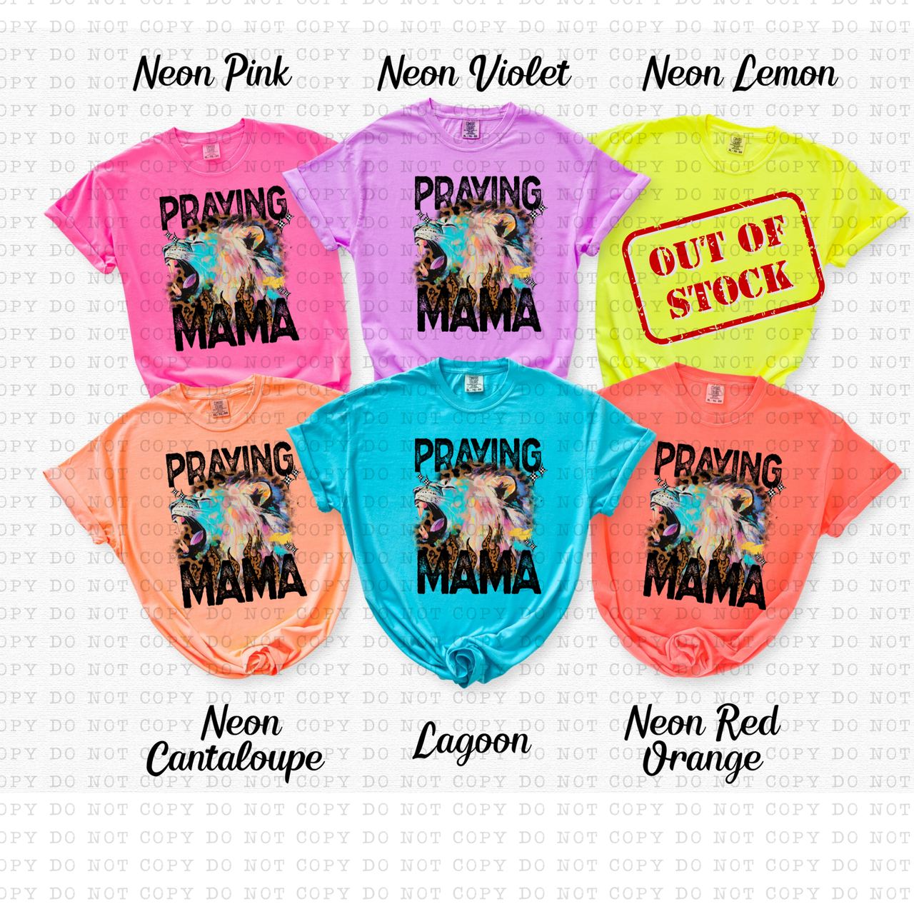 Praying Mama Comfort Colors Tee